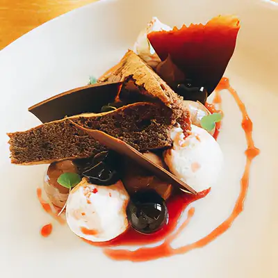 Dessert maison au restaurant La Table de Caychac à Blanquefort