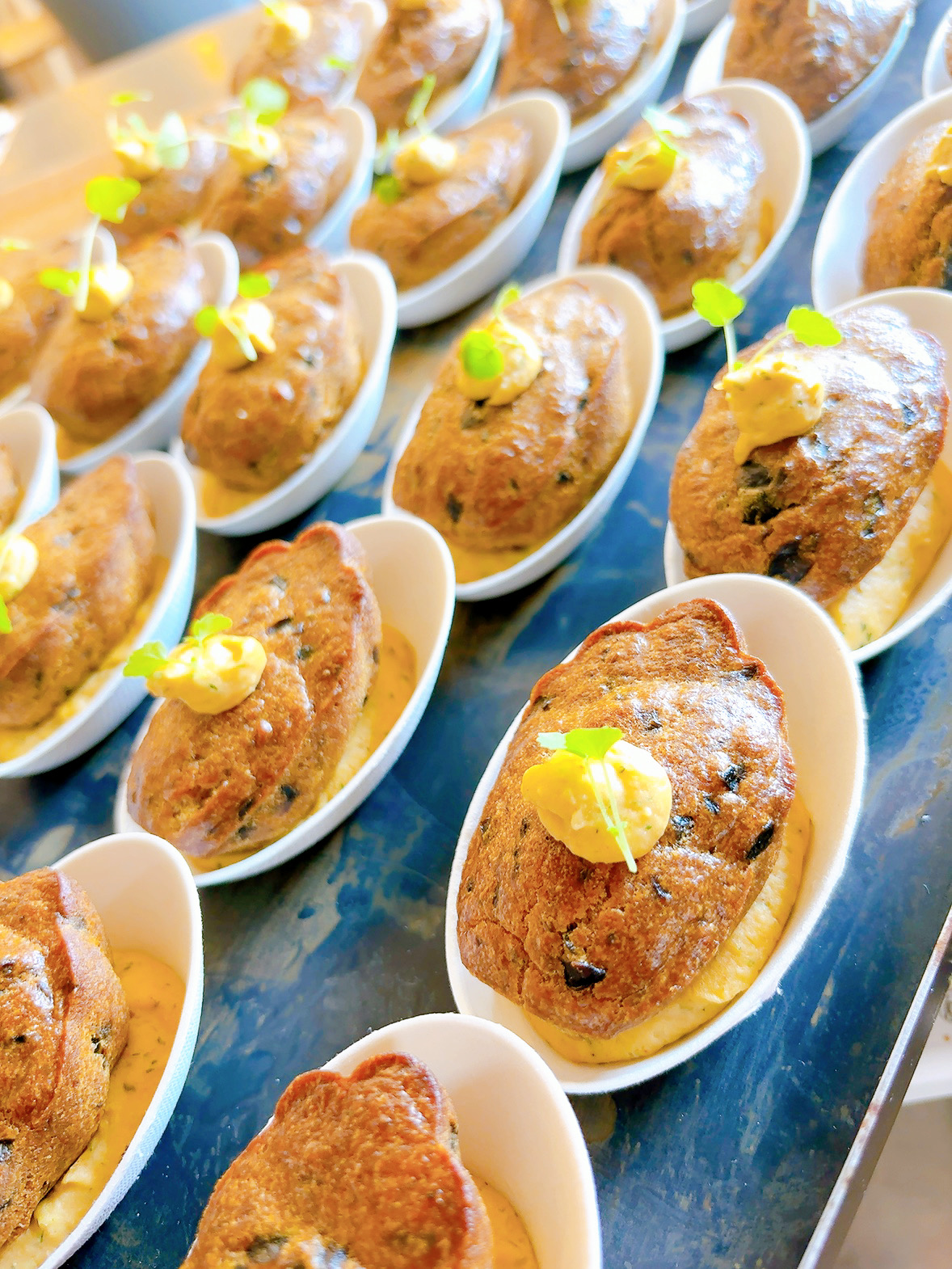 Plat de saison préparée par le chef Yann Serra à Blanquefort