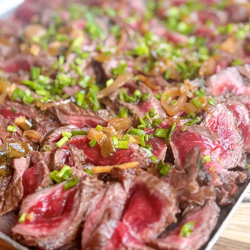 Plat de saison préparée par le chef Yann Serra à Blanquefort